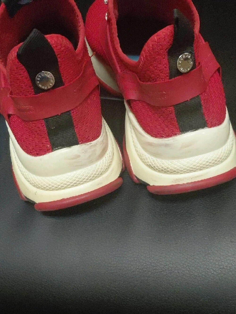 Women’s Red Knit Sneakers